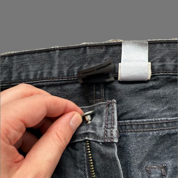Harley-Davidson Jeans Slim Mens Charcoal Gray Size 36x32 GUC 96001-15VM - Picture 6 of 8